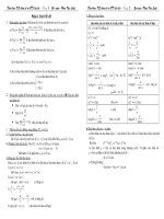 Chuyên đề. Hàm số và đồ thị