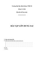 bài tập lớn môn dung sai đại học bách khoa thành phố hồ chí minh