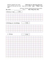 ĐỀ THI GK II MÔN TIẾNG VIỆT