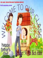 Giáo án bồi dưỡng thao giảng, kiểm tra HĐSP tiếng anh lớp 6 Unit 2 At school (8)