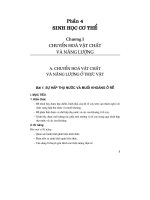 Thiết kế bài giảng Sinh 11 tập 1