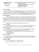 Đề thi giáo viên dạy giỏi môn Toán (2010-2011) - Huyện Phù Mỹ.