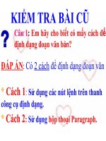 bai 18 trình bày văn bản và in
