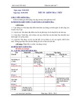 tiet 55 kiem tra một tiết kỳ II