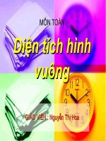 Toan 3: DIEN TICH HINH VUONG