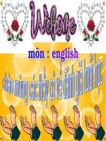 Giáo án bồi dưỡng thao giảng, kiểm tra HĐSP tiếng anh lớp 6 Unit 2 At school (1)