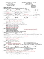 đề kiểm tra một tiết lớp 10-hk2