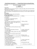 GA tuan 29 lop 4- Du cac  mon