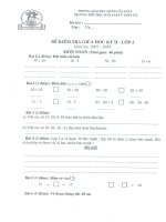 Kiểm tra giữa kỳ II năm học 2007-2008