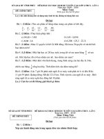 de thi vao lop 6 TV + Toán chuan