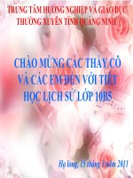 Bai 30 - Chien tranh gianh doc lap của cac thuoc dia Anh  Bac My