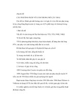 Đánh giá ảnh hưởng cửa vị trí gây tê và tư thế sản phụ trong tê tủy sống bằng Bupivacain tỷ trọng cao  phối hợp với fentanyl trong mổ lấy thai