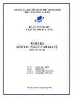 Thiết kế lô D chung cư Ngô Gia Tự