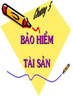 chương 5 bảo hiểm tài sản
