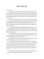 đồ án kỹ thuật cơ khí Tìm hiểu về các loại máy cơ khí và công nghệ tiện