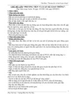 Giáo án PTGT và luật lệ giao thông