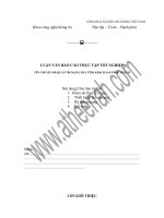 đồ án kỹ thuật viễn thông  Quản tri mạng máy tính khách sạn phúc Thành