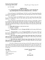 Thông báo triệu tập Đội văn nghệ tham gia biểu diễn chào mừng kỷ niệm 80 năm thành lập Đoàn