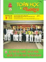 TOÁN HỌC TUỔI TRẺ THÁNG 8 NĂM 2014
