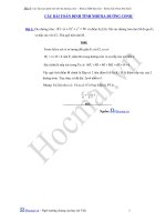 Các bài toán định tính nhờ 3 đường conic