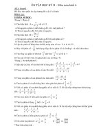 Đề cương ôn tập môn toán 6