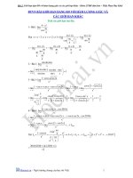 Các giới hạn hàm lượng giác và giới hạn khác