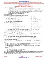 Đề cương ôn tập toán 10 HK1 2012-2013