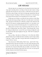 luận văn lưu trữ học Khảo sát công tác văn phòng của Uỷ ban nhân dân phường thanh lương