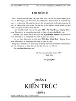 đồ án kỹ thuật công trình xây dựng THIẾT KẾ, THI CÔNG TRƯỜNG THPT CHUYÊN HẠ LONG