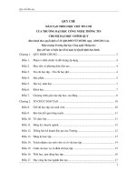 QUY CHẾ ĐÀO TẠO THEO HỌC CHẾ TÍN CHỈ CỦA TRƯỜNG ĐẠI HỌC CÔNG NGHỆ THÔNG TIN CHO HỆ ĐẠI HỌC CHÍNH QUY