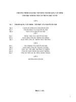 Chương trình giáo dục nếp sống thanh lịch, văn minh