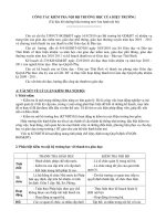 CÔNG TÁC KIỂM TRA NỘI BỘ TRƯỜNG HỌC CỦA HIỆU TRƯỞNG.