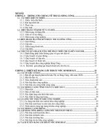 .đồ án kỹ thuật công trình xây dựng  Thiết kế cải tạo Hệ thống thoát nước thị xã Sông Công – Thái Nguyên (kèm bản vẽ).DOC