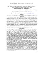 THU THẬP VÀ TUYỂN CHỌN MỘT SỐ GIỐNG CÂY THỨC ĂN XANH CÓ NĂNG SUẤT, CHẤT LƯỢNG CAO TRONG VỤ ĐÔNG THEO HƯỚNG ĐA MỤC ĐÍCH SỬ DỤNG