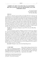 Nghiên cứu mức sẵn lòng trả của người dân đối với cấp nước sạch tại thành phố Cao Lãnh tỉnh Đồng Tháp