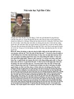 Trò chuyện với Ngô Bảo Châu