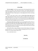đồ án kỹ thuật cơ khí  Một số biện pháp an toàn lao động và vệ sinh môi trường trong thi công.