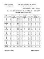 báo cáo vỡ sạch chữ đẹp