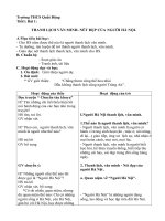 Giáo án thanh lịch văn minh đã dạy