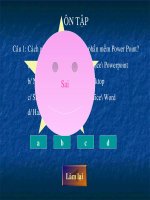 Trac nghiệm Power Point