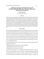 Nghiên cứu sản xuất chế phẩm vi sinh vật để bổ sung trong quá trình ủ xilo cỏ voi và thân lá lạc làm thức ăn cho trâu bò