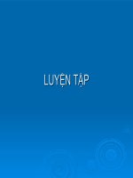 Luyện tập về hoán vị, chỉnh hợp, tổ hợp