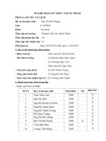 SỔ GHI NHẬT KÝ THỰC TẬP SƯ PHẠM năm 3 bậc tiểu học