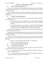 14.đồ án kỹ thuật công trình xây dựng  Thiết kế tổ chức thi công tuyến dẫn dòng – cụm công trình đầu mối hồ chứa nước cửa đạt (kèm bản vẽ)
