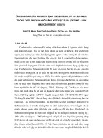 Ứng dụng phương pháp xác định Clenbuterol và Salbutamol trong thức ăn chăn nuôi bằng kỹ thuật Elisa (Enzyme-link imunosorrbent assy)