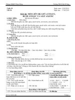 Tuần 29 - Tiết 56. Mói liên hệ giữa......