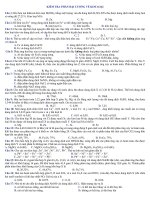 KIỂM TRA PHẦN ĐẠI CƯƠNG VỀ KIM LOẠI