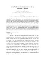 Kết quả điều tra tình hình sản xuất cỏ đậu tại Đức Trọng - Lâm Đồng