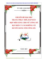 CHUYÊN ĐỀ MẶC ĐẸP  TRANG PHỤC MỚI, HẤP DẪN  ĐẸP MỖI SÁNG CHO NỮ CÔNG SỞ  BẬN RỘN VÀ ÁO KHÔNG CỔ  DUYÊN DÁNG TỚI CÔNG SỞ.