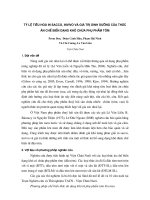 Tỷ lệ tiêu hóa in sacco, invivo và giá trị dinh dưỡng của thức ăn chế biến dạng khô chứa phụ phẩm tôm